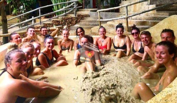 Take a mud bath at Thap Ba